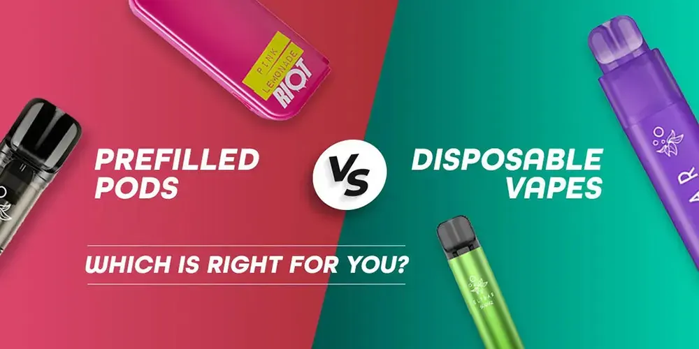 Pre-filled Vape Pods vs Disposable Vapes