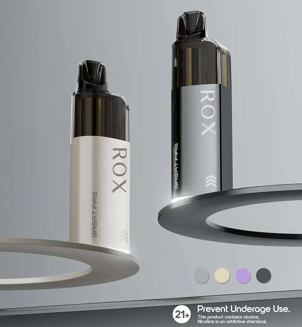 Aluminum Alloy Disposable Vape Stick Ceramic Coil 15000 Puffs 14ml E-liquid with Bottom Light Indicator