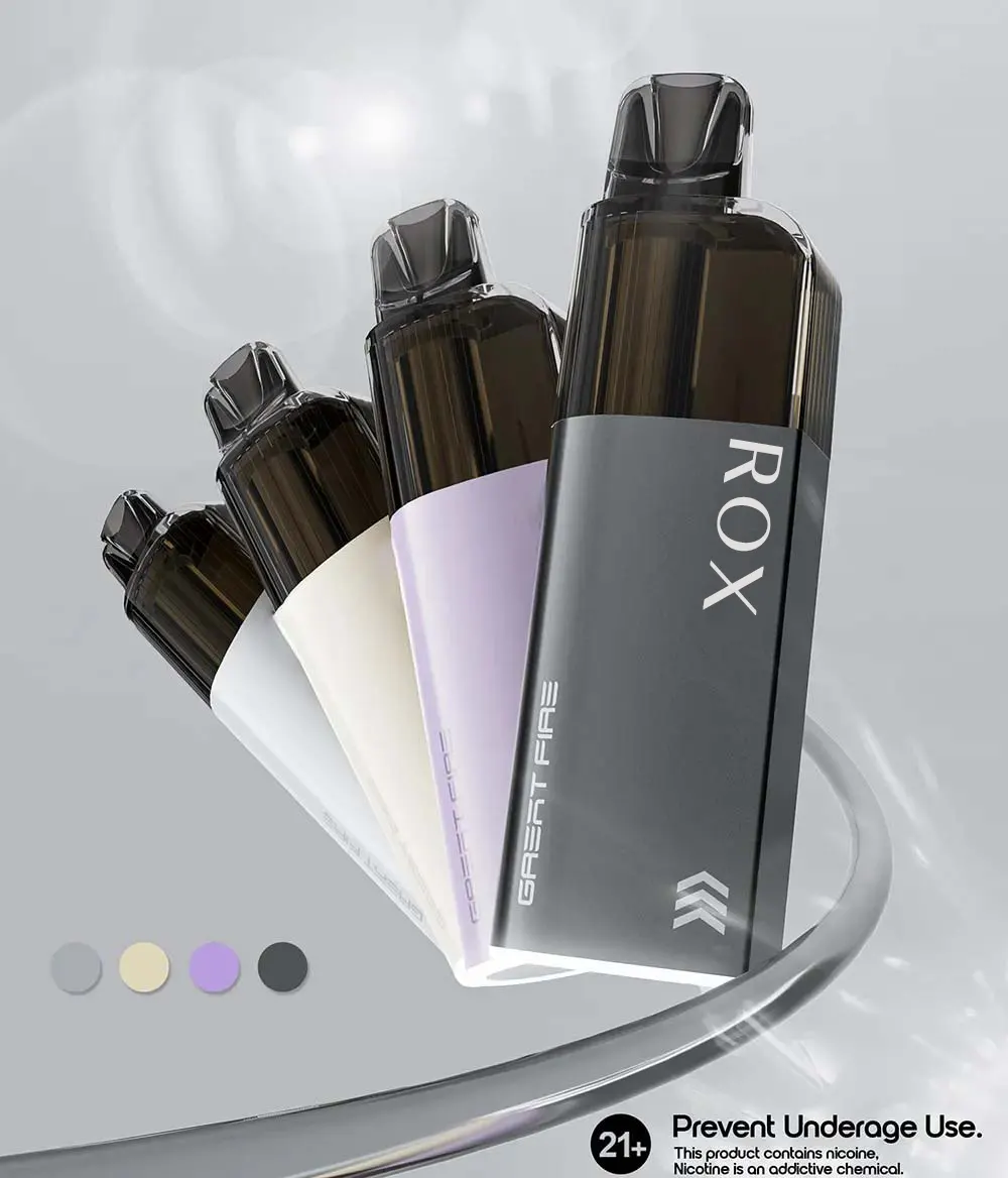 Aluminum Alloy Disposable Vape Stick Ceramic Coil 15000 Puffs 14ml E-liquid with Bottom Light Indicator