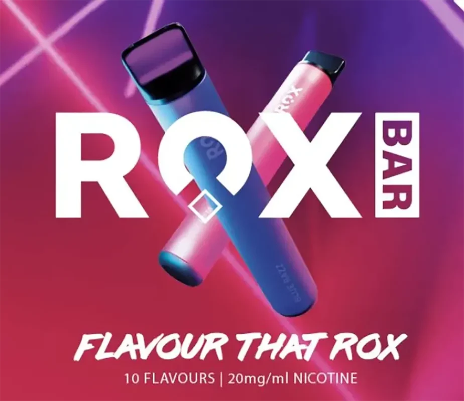 Rox Bar Disposable Vape Pen 600 Puffs 20mg Nicotine 500mAh Battery