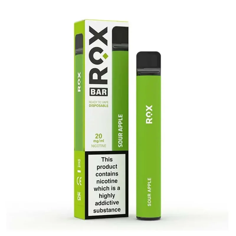 Rox Bar Disposable Vape Pen 600 Puffs 20mg Nicotine 500mAh Battery
