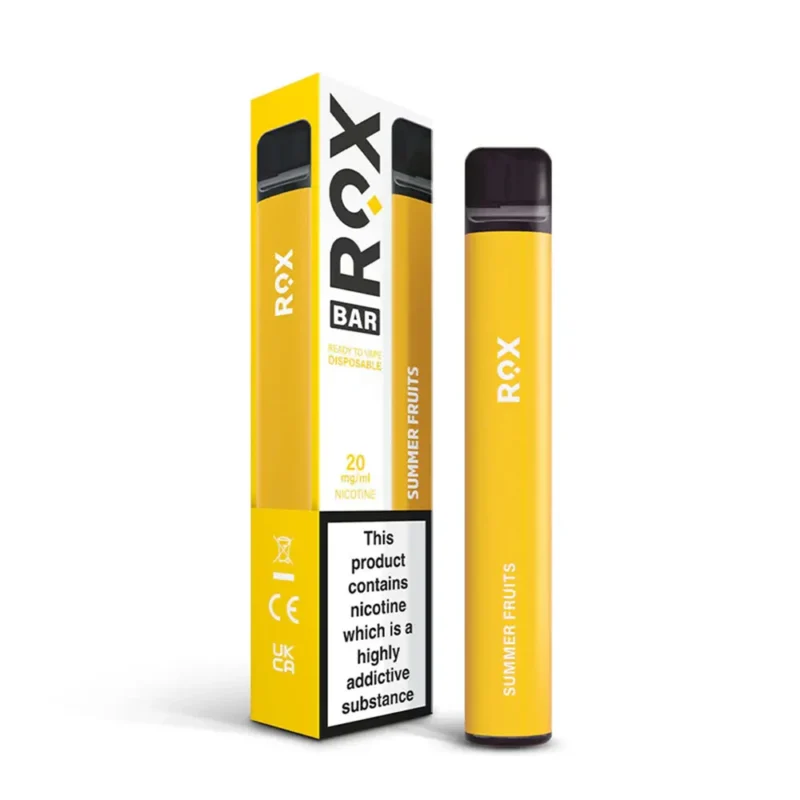 Rox Bar Disposable Vape Pen 600 Puffs 20mg Nicotine 500mAh Battery
